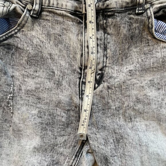 Create 2MRW Denim Paint Straight Leg Jeans Men's Size 34X32 Gray Distressed - Picture 12 of 12